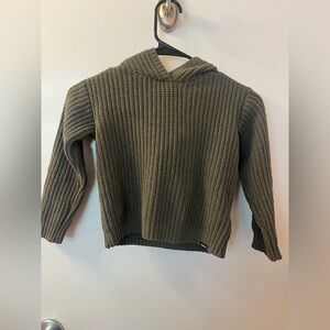 DKNY Olive Knit Kids Sweater 4T (RSB) Like New